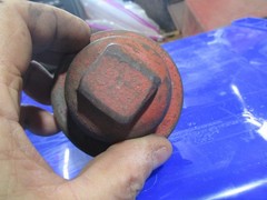 FORD, 8N, 9N, 2N, PTO COVER, 1 1/8 ONLY, 2N726, USED ORIGINAL GOOD CONDITION, #2