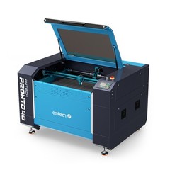 OMTech 80W 35×24 CO2 Laser Engraver Cutter Cutting with CW-5200 Water Chiller
