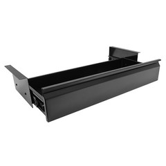 22” Black Space Saver Sliding Under Desk Storage Drawer Pull-out Drawer