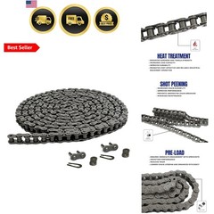 41 Roller Chain 10 Feet with 2 Connecting Links for Go Karts, Mini Bikes, Sco…