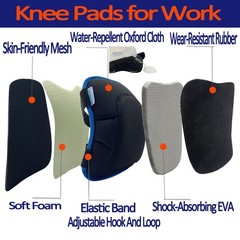 Work Knee Pads Made of Tear Resistant Oxford Cloth and Durable Rubber|Waterpr…