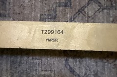 Wear Strips -Top- T299164, fits Most JD Motor Graders, 670, 672, 770, 870, 872