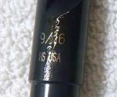 Cle-Line 9/16″ Twist Drill Bit 1/2″ Reduced Shank 6″ C20736 HSS USA
