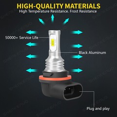 Replacement For 4030061 Headlight Bulbs ATV Polaris models 30/30w 3 Prong 6000K