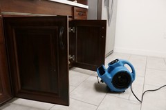 XPOWER P-80A 1/8 HP Mini Air Mover Carpet Dryer Blower Floor Fan w/ Dual Outlet