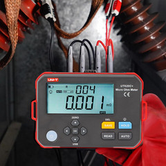 UT620C+ Digital DC Low Resistance Meter Micro Ohm Meter Cable Wire/Coil/Motor Re