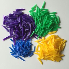 100-2000Pcs Dental Plastic Wedges Tooth Gap Diastema Wedge 4 Colors S/M/L/XL USA