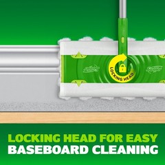 Swiffer Hair Magnet Deluxe Starter Kit, 1 pole, 6 Dry & 2 Wet Cloths