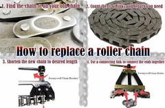 #80H Heavy Duty Roller Chain 50 Feet with 5 Connecting Links