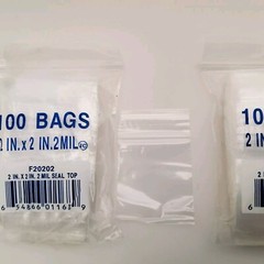2 In X 2 In 2 Mil Seal Top Clear Plastic Bags 500 Bags