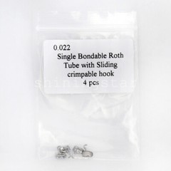Dental Bondable Buccal Tube with Sliding Crimpable Hook Roth 022 1st Molar