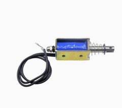 JF-0530B DC12V 300mA 5N/10mm Pull-Push-Type DC Solenoid Electromagnet 1pc