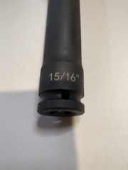 Nut Buster 1/2″ Drive x 15/16″ Nut, Extra Deep Impact Socket. 8” long