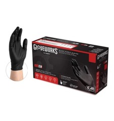 GPNB42100 GlovePlus Black Nitrile PF Ind Gloves, Small