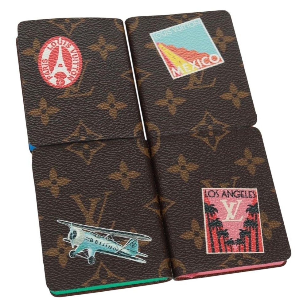 LOUIS VUITTON Monogram Mini Carne 4 Set Planner LV Auth 169649A
