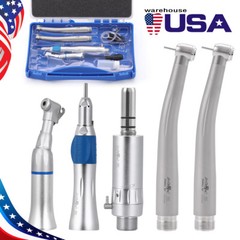 Portable Dental Turbine Unit Air Compressor/High&Low Speed Handpiece Kit 2/4Hole