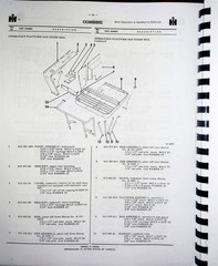 IH International 91 Combine Parts Manual Catalog & Attachments