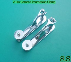 2 GOMCO CIRCUMCISION CLAMP 1.45cm & 1.5cm