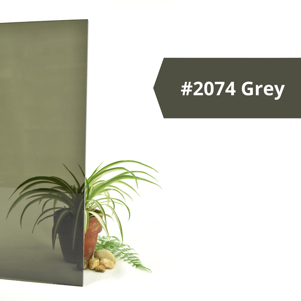 BuyPlastic 2074 Gray Transparent Colored Acrylic Sheet 1/4″ x 12″ x 48″