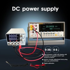 Variable DC Power Supply, 0-30V 0-5A, Bench Power Supply with Encoder Knob, 4…