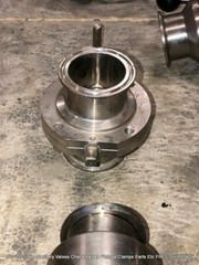 LOT OF Used Sanitary Valves Check Valves Fittings Clamps Parts Etc FREE SHIPPING