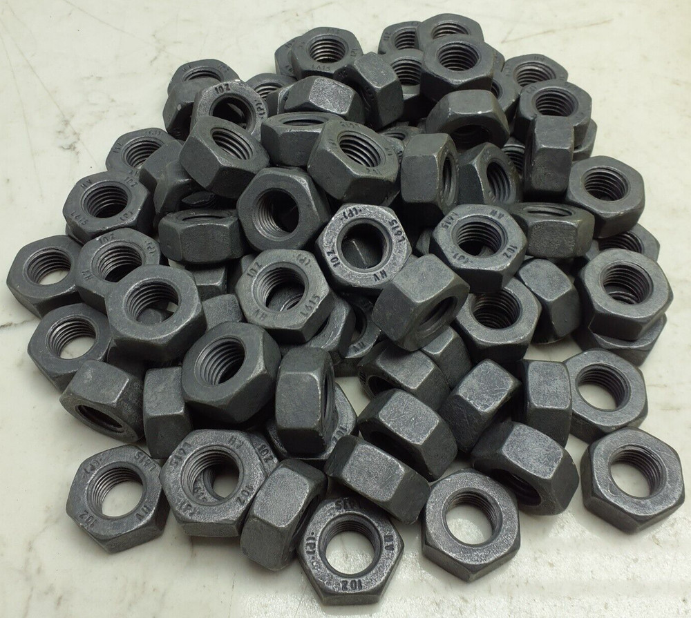 100 Pack M16-2.00 Structural Nut Class 10 Hot Dipped Galvanized M04225.160.0001