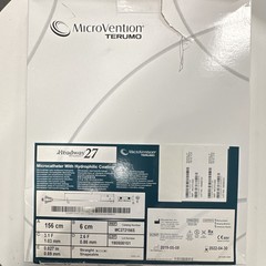 TERUMO MICROVENTION HEADWAY 27 MICROCATHETER WITH HYDROPHILIC (Expired) AS is
