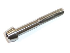 M5 MOUNTAIN BIKE TITANIUM TAPERED CONE SOCKET CAP HEAD BOLT SCREW GR5 RACE SPEC