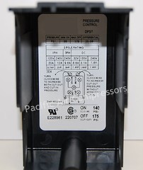 69JG109835 DEVILBISS PRESSURE SWITCH 140 PSI-175 PSI SINGLE PORT UNLOADER VALVE
