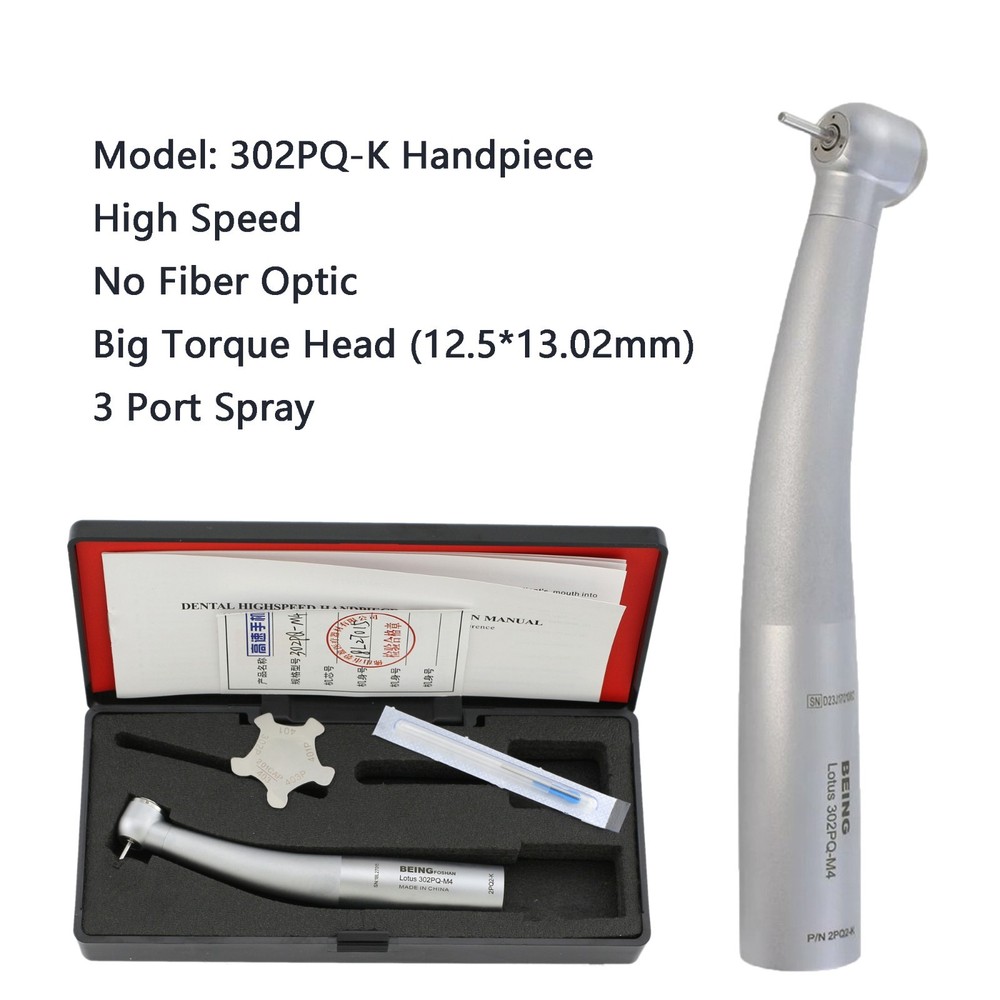 COXO Dental High Speed Fiber Optic Handpiece Turbine KaVo Coupler 4 Hole 6 Pin