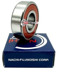 NACHI JAPAN 6203-2NSE9 BALL BEARING, RUBBER SEALED 17X40X12mm 6203 2RS C3.