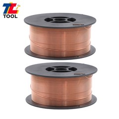 (2 Pack) 2 Lbs Roll ER70S-6 .030 Inch (0.8 mm) Mild Steel Mig Welding Wire