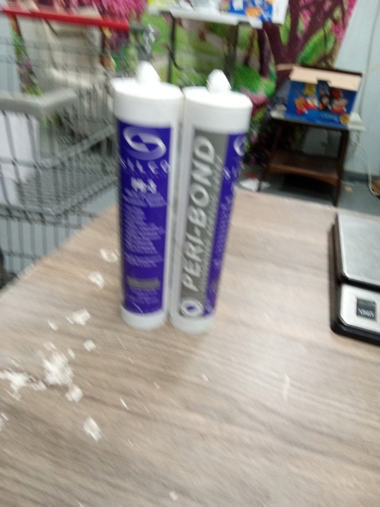 2 Pkg Silco PB-3 Multi Purpose Sealant 10.3 Fl Oz White 490 Dt