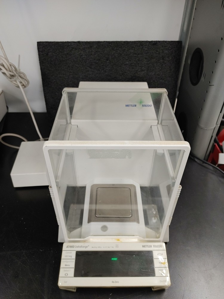 METTLER TOLEDO AT460 DeltaRange High Precision Analytical Scale w Power Supply