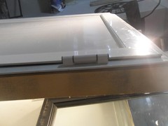 Food Truck Concession Window with Awning Drag Hook 36x36x3.15 Inch