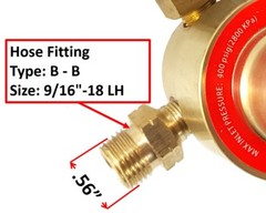 SÜA – Oxygen and Acetylene Regulators Welding Gas Gauges – Rear Entry – LDP