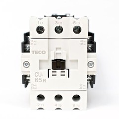 TECO CU-65R Magnetic Contactor 100 Amp, 3 Phase, 220V Coil 3A2a2b