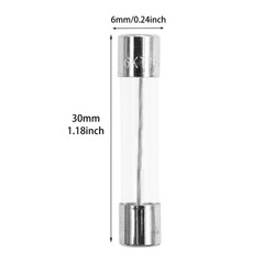 Fast Blow Fuse F3AL250V 6x30mm Pack of 10 Glass 3A 3Amp 250V Copper