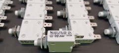 4 Lot 25amp Resettable Breaker 1600-094-250 Push Button 250vac 50vdc Nut Washer