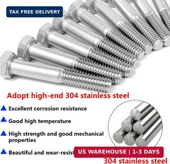 Stainless Steel Hex Bolt Kit for Ford 260 289 302 Engines – 228 Pcs Nuts & Bolts