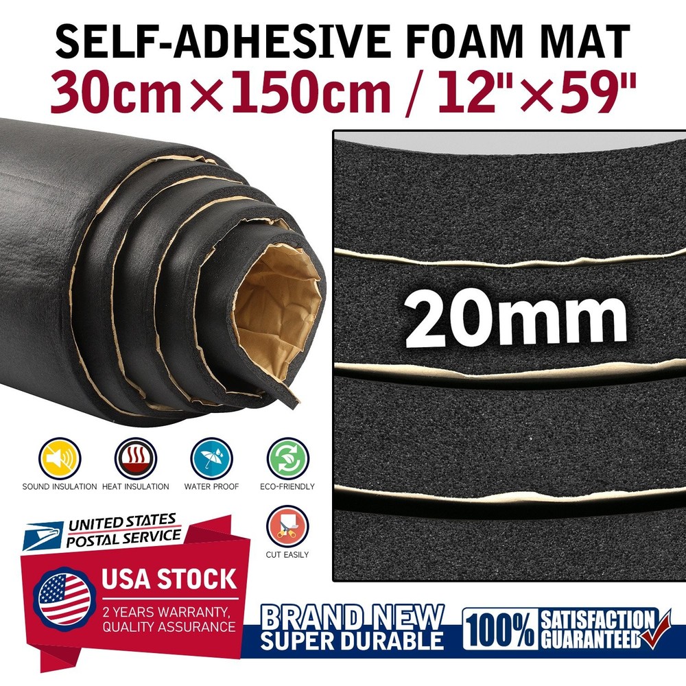 Suitable For Noise Reduction In Industral Sponge Rubber Sheet 12″×59″ 1Roll