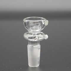 Clear Lab Glass Slide Maria Funnel Bowl 10 14mm 18mm Fitting Tobacco Hookah Bong