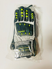 Ironwear 4891 Impact Resistant Gloves Medium Gray/White Cut Level 3 New