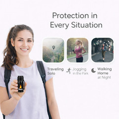 2 Pack Burn Pepper Spray 1.35oz Police Strength OC Personal Safety Self Defense