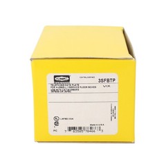 HUBBELL 3SFBTP LARGE CAPACITY FLOOR BOX FACE PLATE, FOR VOICE/DATA