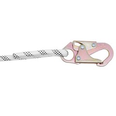 Anti-ratcheting Lifeline Lanyard Fall Arrester Protection+hook Rope Equip 100ft