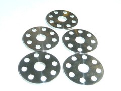 Titanium M6 FLAT DRILLED WASHER BIKE KART CAR BOAT WASHERS NO RUST 23 DIAMETER