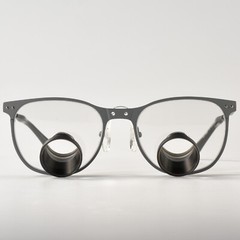 2.5X 3X 3.5X Optional Gray Titanium Frame TTL Dental Surgical Loupes Customized