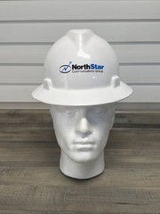 NorthStar Communications Group MSA V-Gard Style Hard Hat Medium White