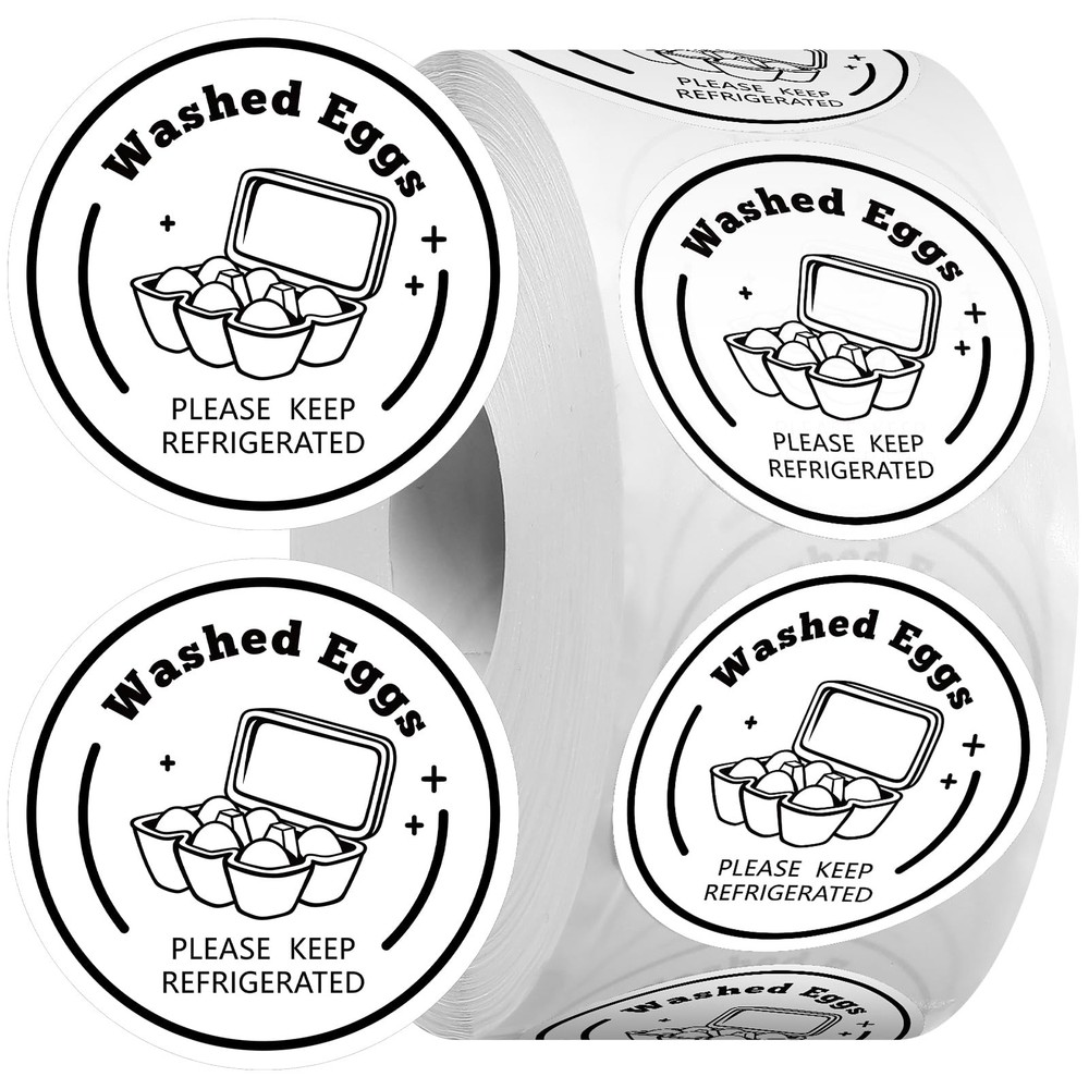 1000 Pcs Farm Fresh Eggs Carton Labels 1.5 Inch Round Self Adhesive Stickers …